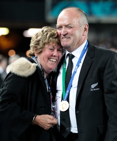 Graham Henry and wife