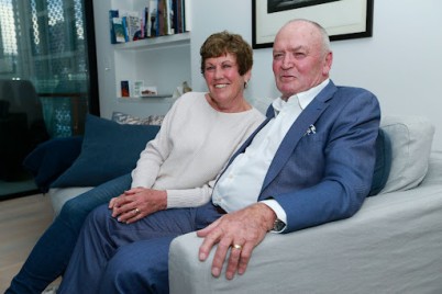 Graham Henry and wife